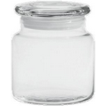 16 Oz. Apothecary Jar w/ Flat Lid